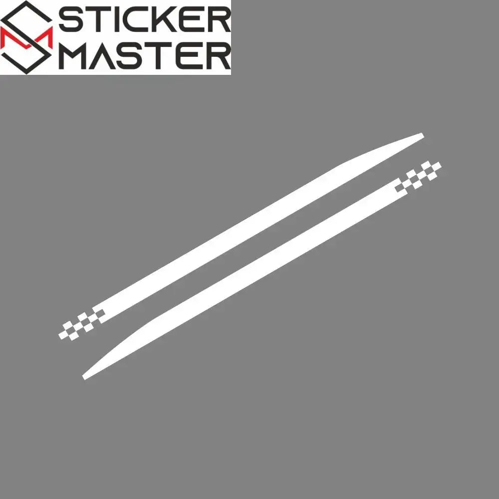 Fiat 500 Kapı Şerit Sticker Yarış Seti | Sticker Master - Sticker Master