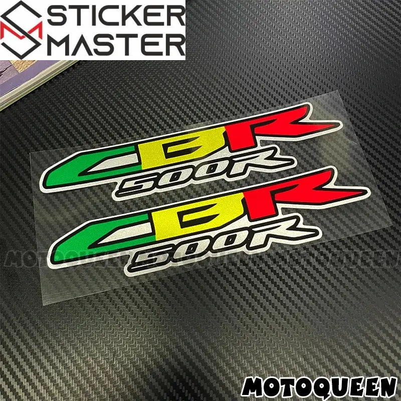 Honda CBR 500R Sticker Seti | Yan Grenaj Logoları ve Tank Pad Sticker Master