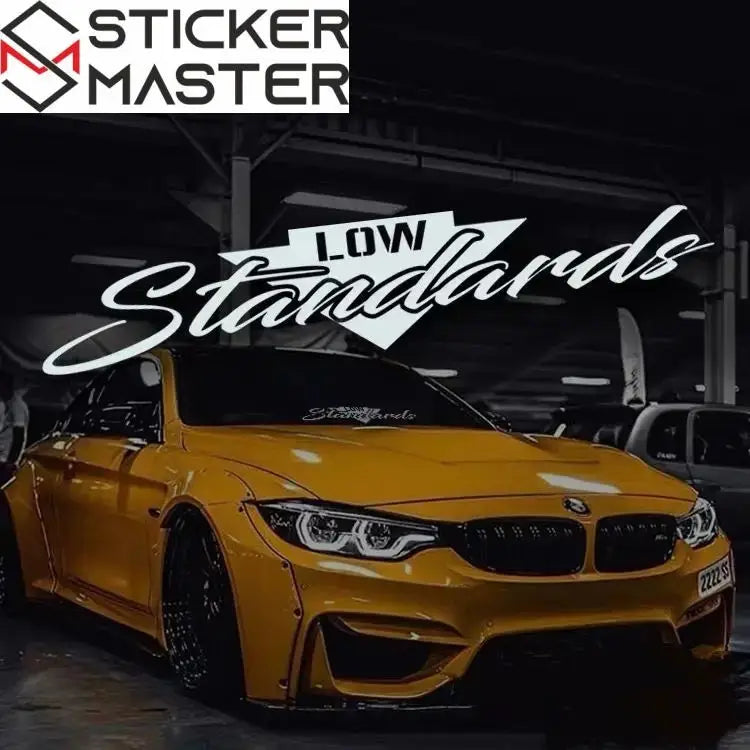 Low Standards Ön Cam Sticker | Modifiye ve Basık Araç Sticker Master