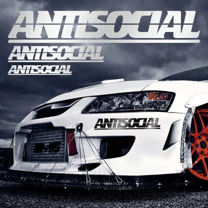 Antisocial Oto Araç Laptop Motor Sticker Etiket Yapıştırma| Sticker Master Sticker Master
