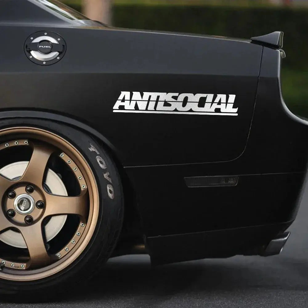 Antisocial Oto Araç Laptop Motor Sticker Etiket Yapıştırma| Sticker Master Sticker Master