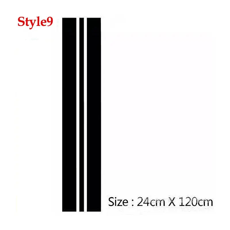 Araba Kaput Sticker - Kişiselleştirilmiş Şerit Çıkartma Sticker Master