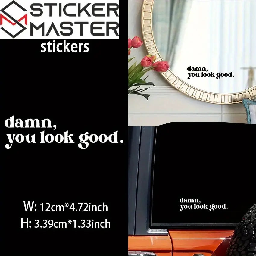 Damn You Look Good Ayna Stickerı - Sticker Master - Sticker Master