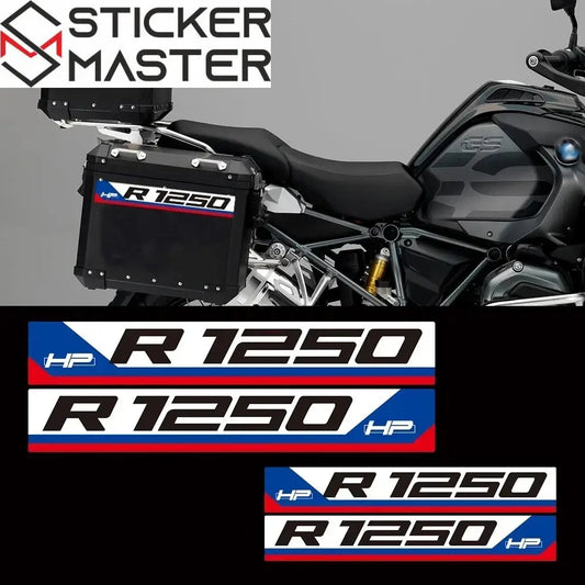 Sticker Master BMW R1250R GS RT ADV Motosiklet Sticker Seti – Kutu, Cam, Gövde ve Kask Uyumlu - Sticker Master