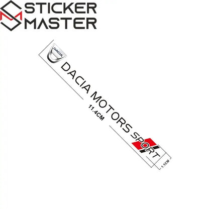 Dacia Motors Sport Sticker Ayna ve Kapı Kolu Seti 4 Adet | Sticker Master - Sticker Master