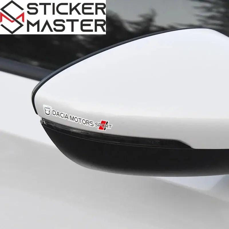 Dacia Motors Sport Sticker Ayna ve Kapı Kolu Seti 4 Adet | Sticker Master - Sticker Master