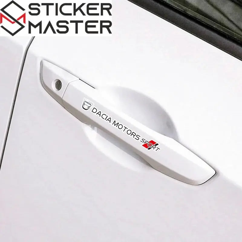Dacia Motors Sport Sticker Ayna ve Kapı Kolu Seti 4 Adet | Sticker Master - Sticker Master