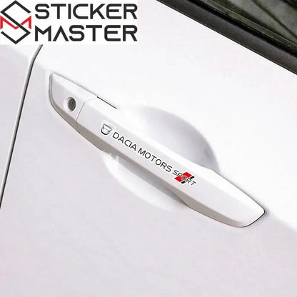 Dacia Motors Sport Sticker Ayna ve Kapı Kolu Seti 4 Adet | Sticker Master - Sticker Master