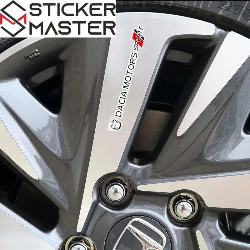 Dacia Motors Sport Sticker Ayna ve Kapı Kolu Seti 4 Adet | Sticker Master - Sticker Master