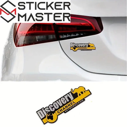 Sticker Master Discovery Channel Premium Kalite Sticker | Araba Çıkartması & Logo - Sticker Master