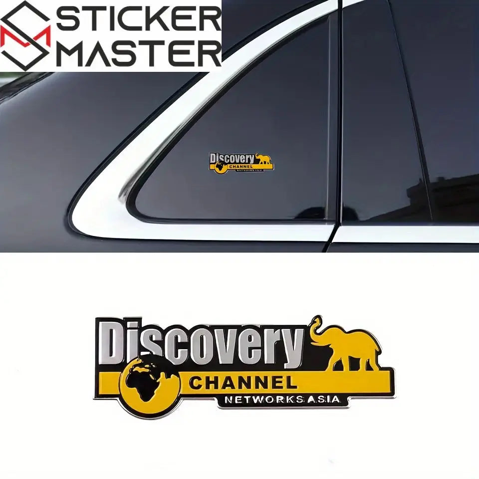Sticker Master Discovery Channel Premium Kalite Sticker | Araba Çıkartması & Logo - Sticker Master