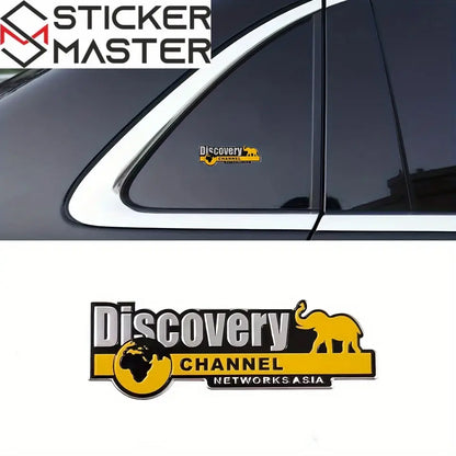 Sticker Master Discovery Channel Premium Kalite Sticker | Araba Çıkartması & Logo - Sticker Master