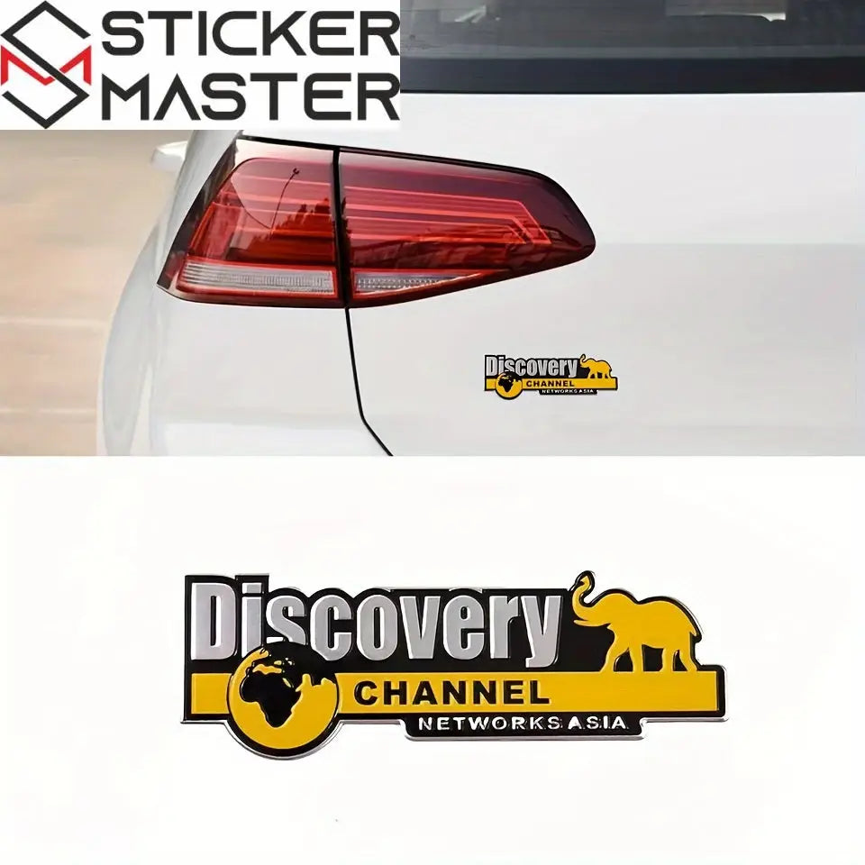 Sticker Master Discovery Channel Premium Kalite Sticker | Araba Çıkartması & Logo - Sticker Master
