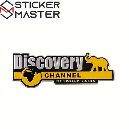 Sticker Master Discovery Channel Premium Kalite Sticker | Araba Çıkartması & Logo - Sticker Master