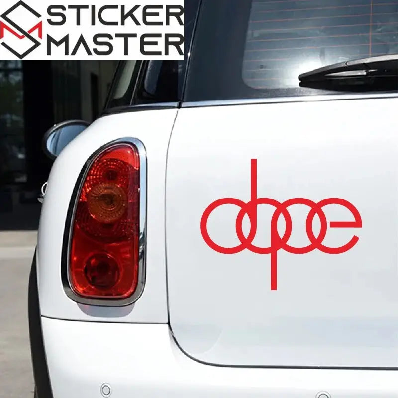 Dope Yazılı Graffiti Araç Sticker | Sokak Tarzı Çıkartma Sticker Master