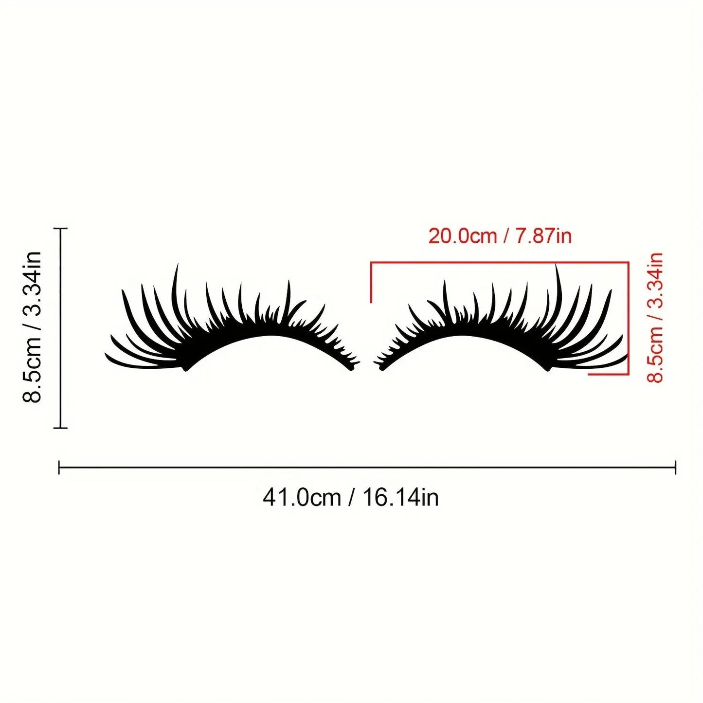 Far Kirpik Sticker - Su Geçirmez Araç Çıkartması Sticker Master