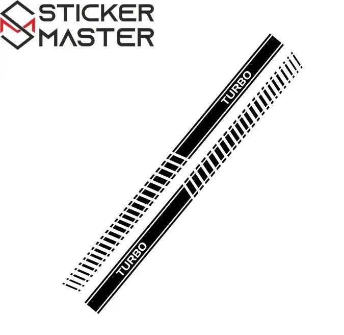 Fiat 500 Abarth Sticker Yan Kapı Şeridi Seti | Sticker Master - Sticker Master