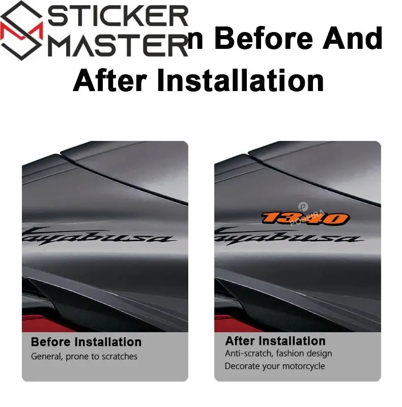 Hayabusa 1340 Sticker Motor Hacmi Yazısı | Sticker Master - Sticker Master
