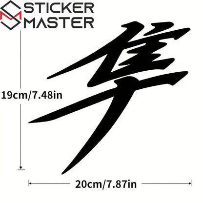 Hayabusa Japon Kanji Grenaj Sticker Seti (2 Adet) | Sticker Master - Sticker Master