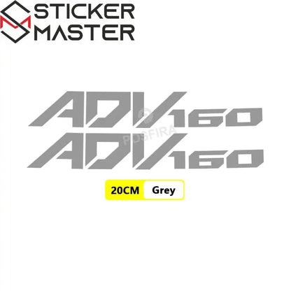 Honda ADV160 Sticker Seti | 2023-2025 Crossover Yan Grenaj Logosu - Sticker Master