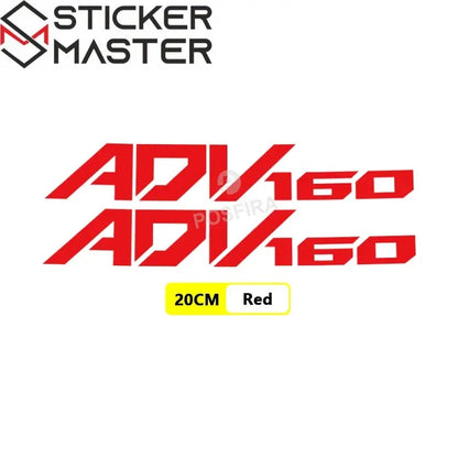 Honda ADV160 Sticker Seti | 2023-2025 Crossover Yan Grenaj Logosu - Sticker Master