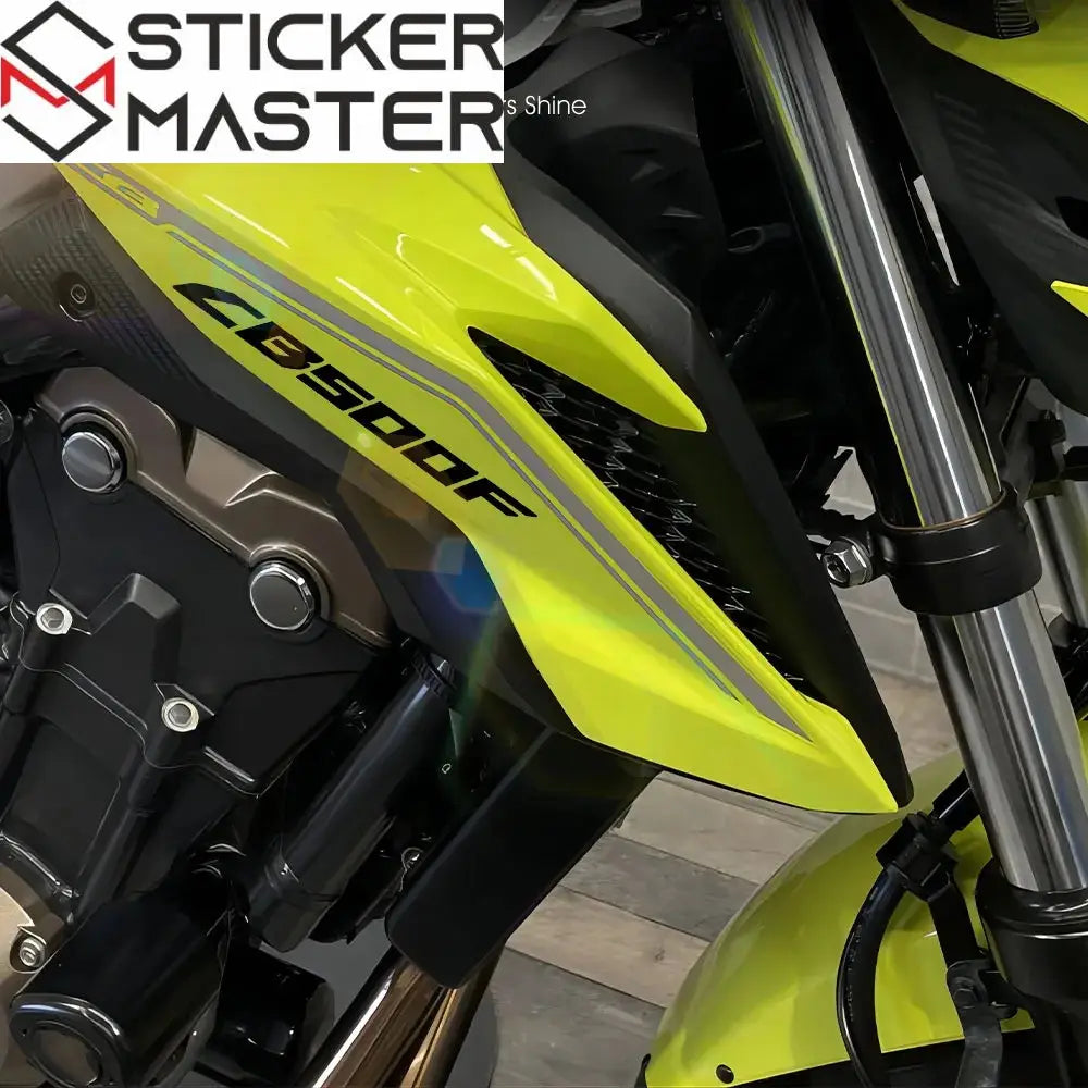 Honda CB500F Sticker Seti | Yan Grenaj ve Jant Logosu (2013-2024) Sticker Master