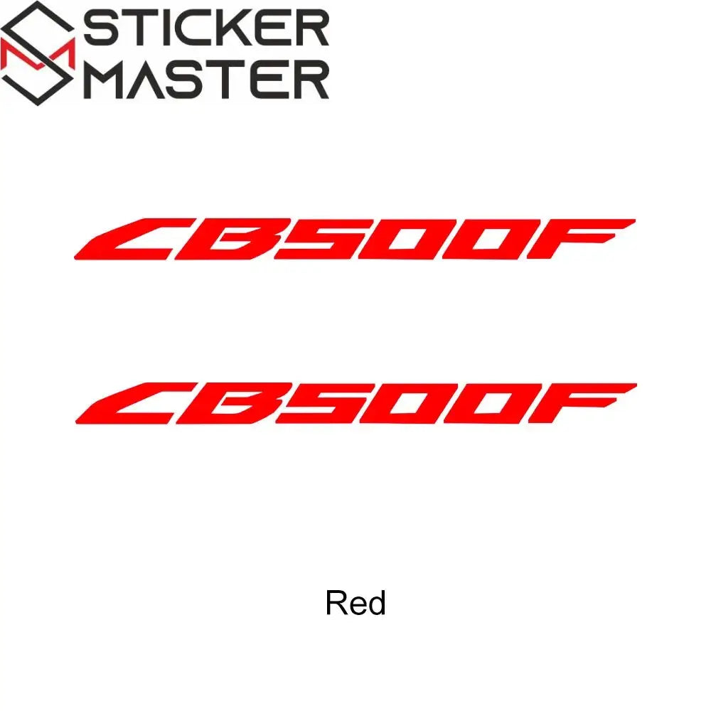 Honda CB500F Sticker Seti | Yan Grenaj ve Jant Logosu (2013-2024) Sticker Master