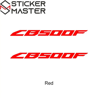 Honda CB500F Sticker Seti | Yan Grenaj ve Jant Logosu (2013-2024) Sticker Master