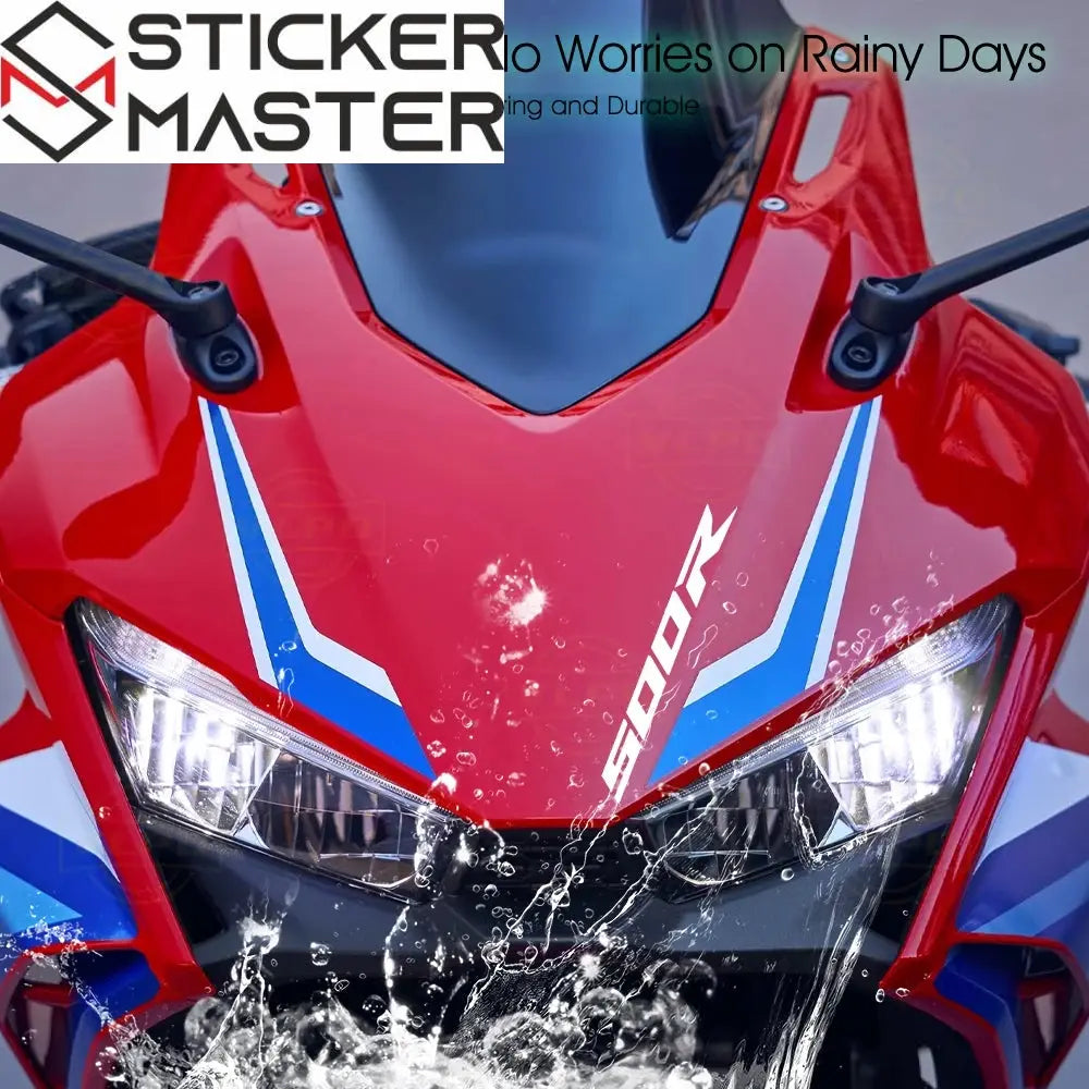 Honda CBR 500R Sticker Seti | Yan Grenaj Logosu (2013-2025) Sticker Master