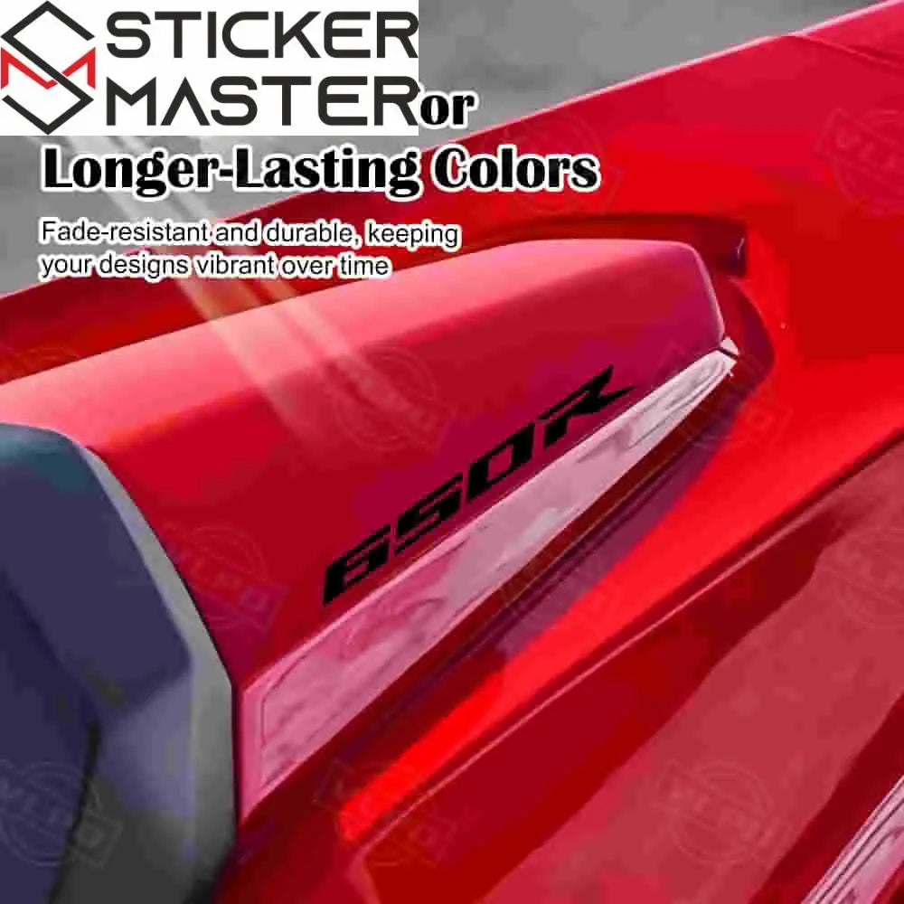 Honda CBR 650R Sticker Seti | Lazer Yan Grenaj Logosu (2019-2026) Sticker Master