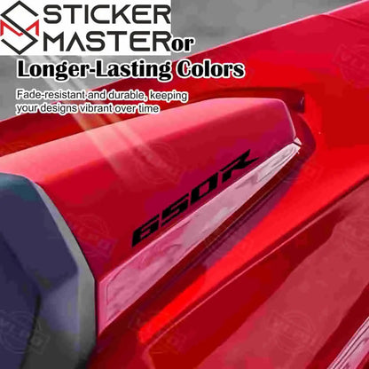 Honda CBR 650R Sticker Seti | Lazer Yan Grenaj Logosu (2019-2026) Sticker Master