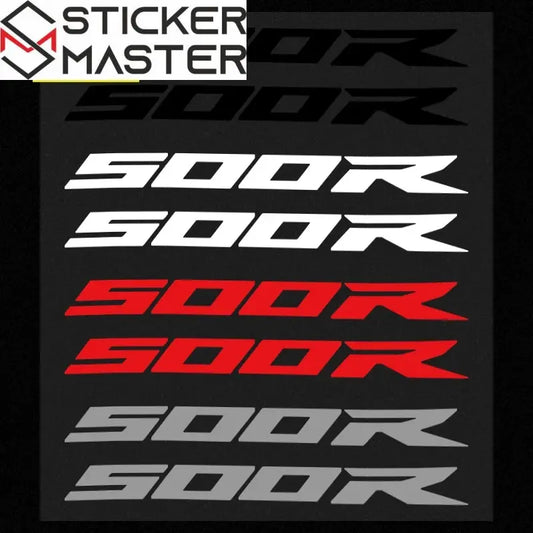 Honda CBR500R Sticker Seti | 2013-2024 Yan Grenaj Logosu (2 Adet) - Sticker Master
