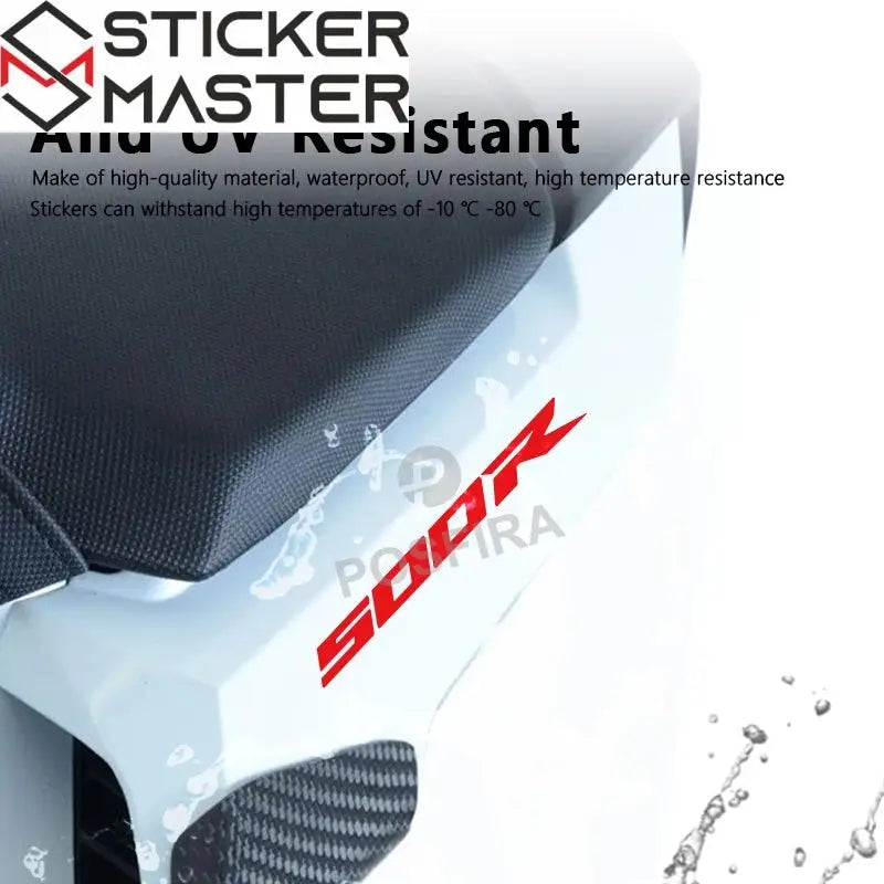 Honda CBR500R Sticker Seti | 2013-2024 Yan Grenaj Logosu (2 Adet) - Sticker Master