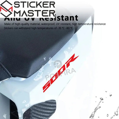 Honda CBR500R Sticker Seti | 2013-2024 Yan Grenaj Logosu (2 Adet) - Sticker Master