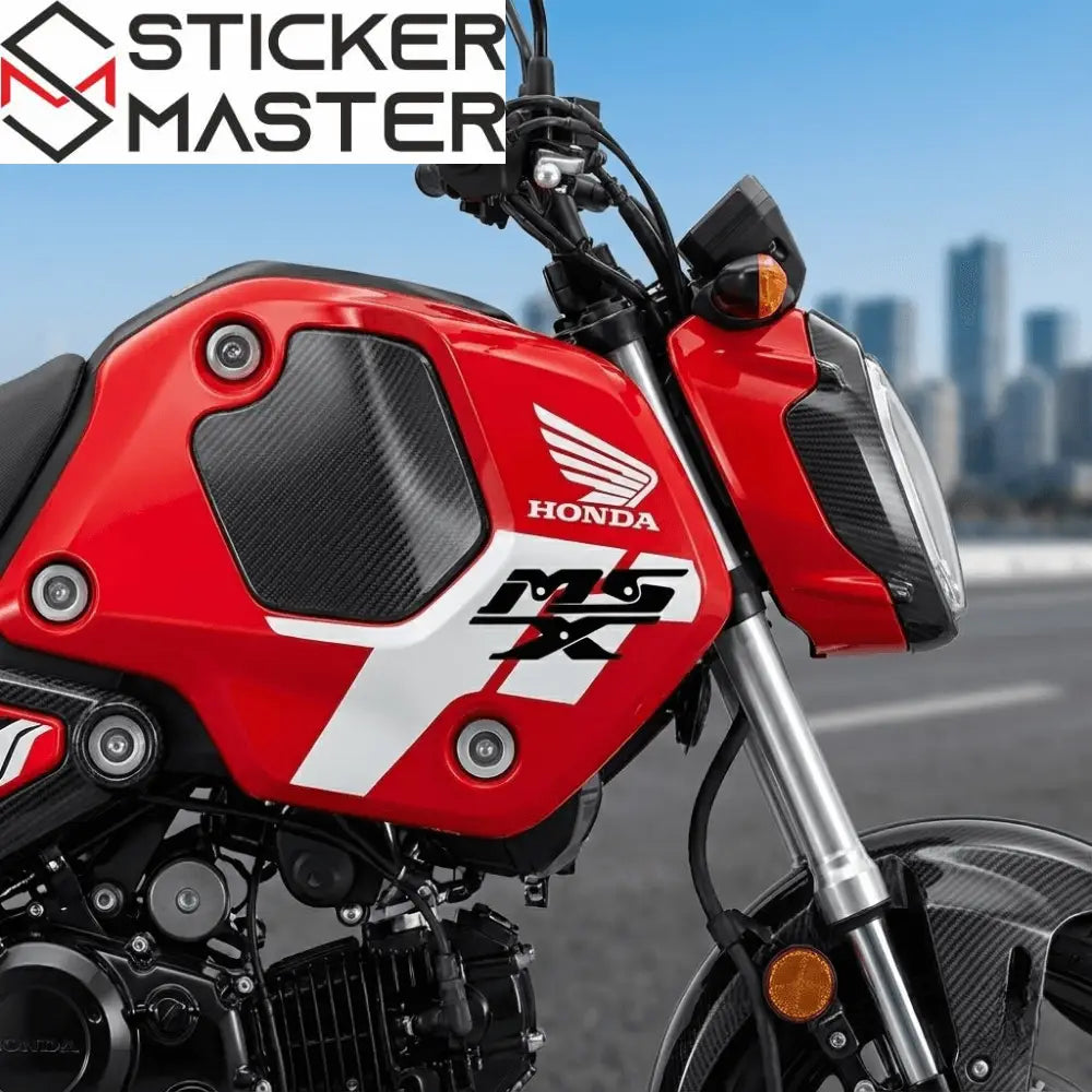 Honda MSX Sticker | MSX 125 ve Grom Uyumlu Yan Grenaj Logo Seti (2 Adet) - Sticker Master