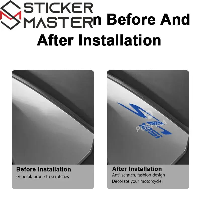 Honda SH 125i Sticker Seti | 2010-2024 Yan Grenaj Logosu (2 Adet) - Sticker Master