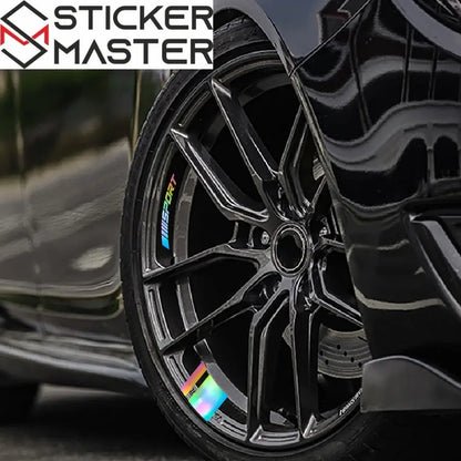 24 Parça Jant Çıkartma Seti Sport Şerit Sticker | Sticker Master - Sticker Master