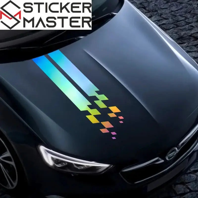 Sticker Master Universal Kaput Spor Şerit Plaid Sticker (2 Adet) - Sticker Master