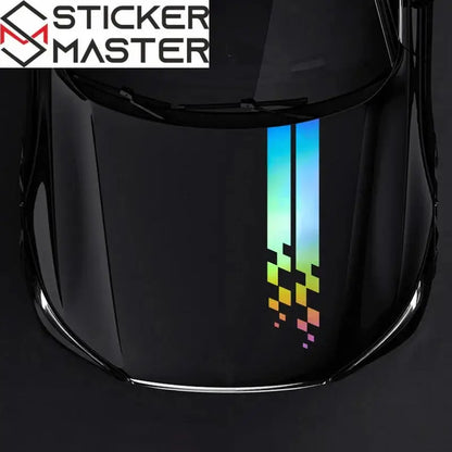Sticker Master Universal Kaput Spor Şerit Plaid Sticker (2 Adet) - Sticker Master