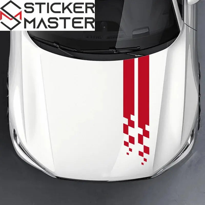 Sticker Master Universal Kaput Spor Şerit Plaid Sticker (2 Adet) - Sticker Master