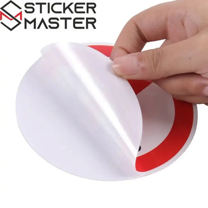 Komik Araba Sticker - Osurma Yasak Etiket - Dayanıklı Yapıştırma Çıkartma - Sticker Master