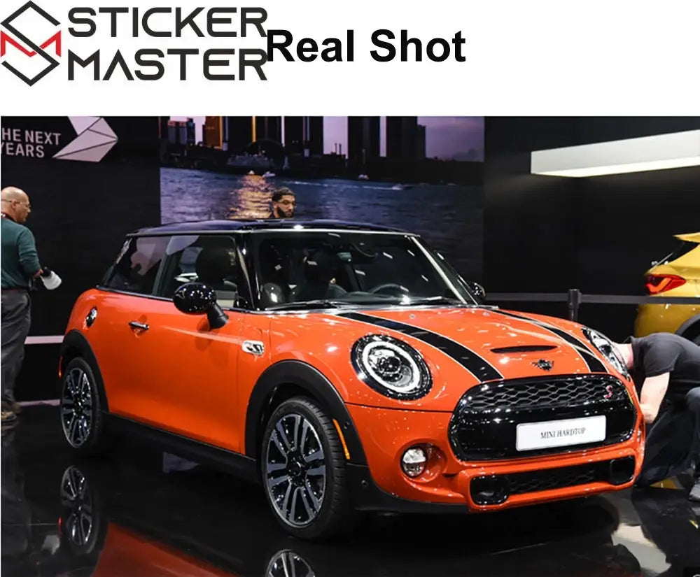 Mini Cooper Kaput Şerit Sticker Seti - Sticker Master - Sticker Master