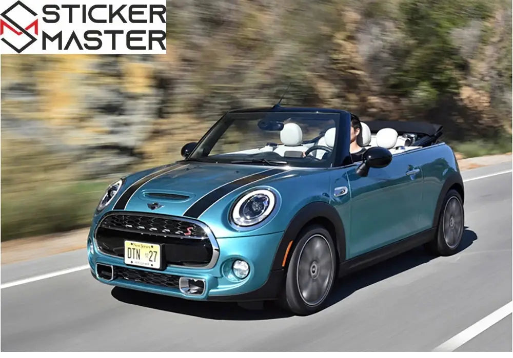Mini Cooper Kaput Şerit Sticker Seti - Sticker Master - Sticker Master