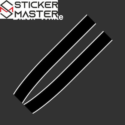 Mini Cooper Kaput Şerit Sticker Seti - Sticker Master - Sticker Master