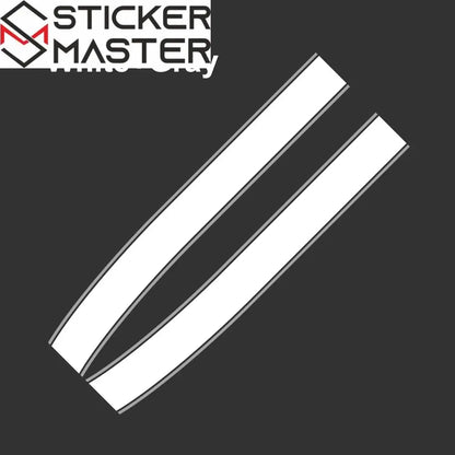 Mini Cooper Kaput Şerit Sticker Seti - Sticker Master - Sticker Master