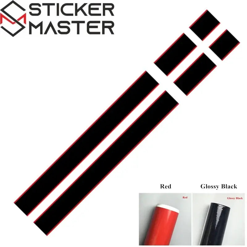 Mini Cooper Sticker Seti | JCW Tarzı Kaput ve Bagaj Şerit Decal (Çift Renkli) Sticker Master