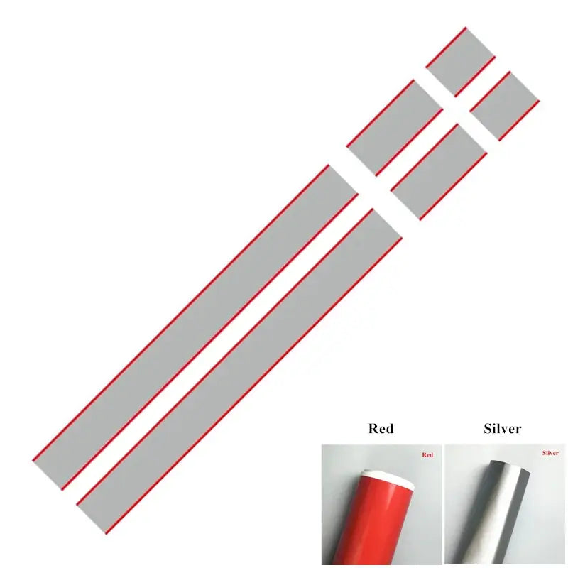 Mini Cooper Sticker Seti | JCW Tarzı Kaput ve Bagaj Şerit Decal (Çift Renkli) Sticker Master