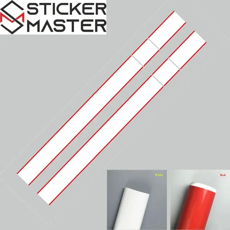 Mini Cooper Sticker Seti | JCW Tarzı Kaput ve Bagaj Şerit Decal (Çift Renkli) Sticker Master