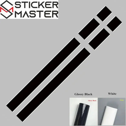 Mini Cooper Sticker Seti | JCW Tarzı Kaput ve Bagaj Şerit Decal (Çift Renkli) Sticker Master