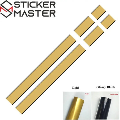 Mini Cooper Sticker Seti | JCW Tarzı Kaput ve Bagaj Şerit Decal (Çift Renkli) Sticker Master